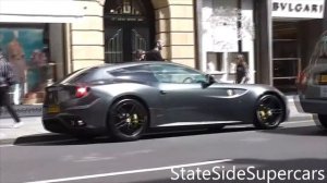 Ferrari 599 SA Aperta в Лондоне + ЗВУКИ!