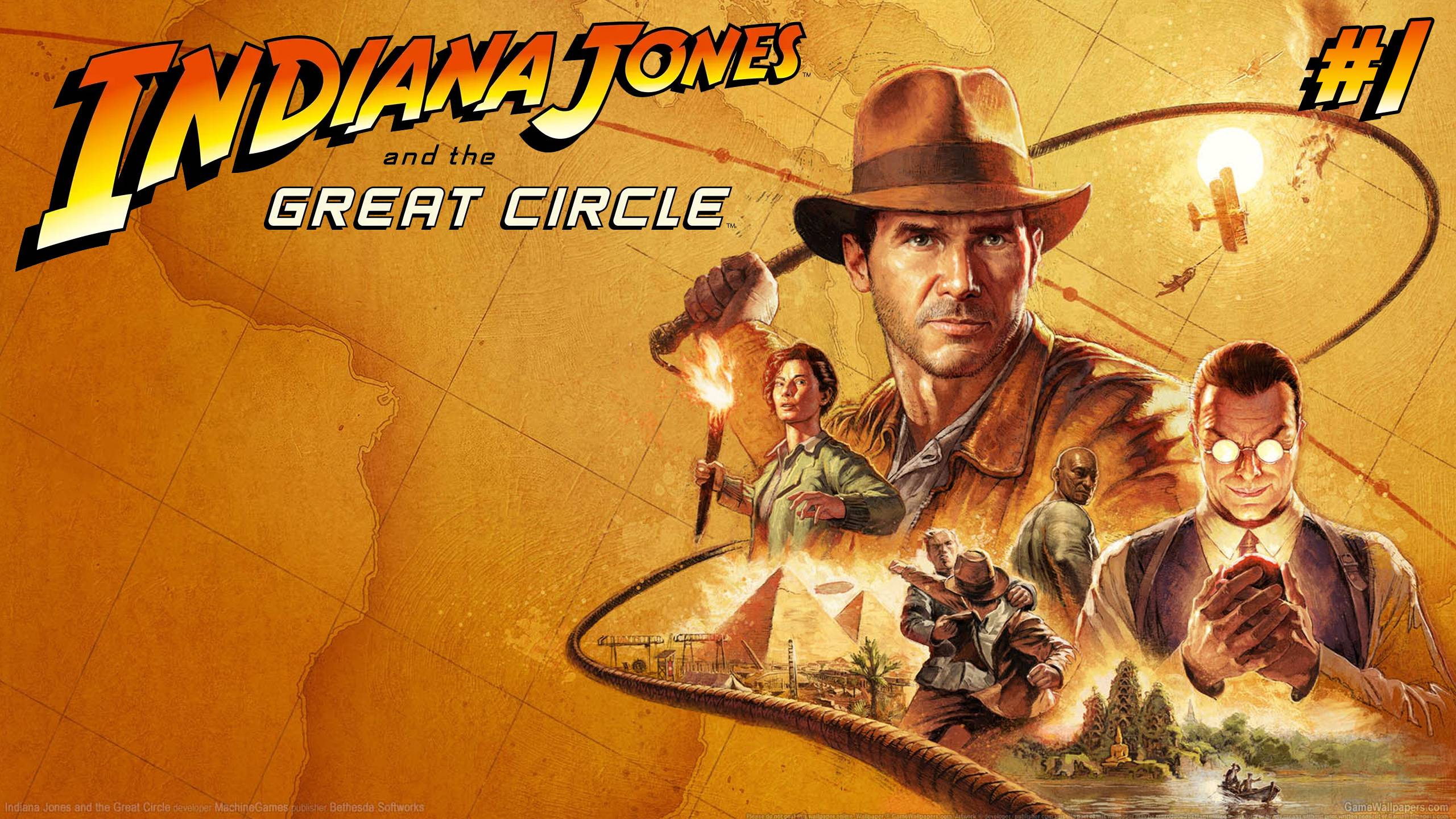 Запись стрима | РАЗГАДЫВАЕМ ЗАГАДКИ! | Indiana Jones and the Great Circle #1