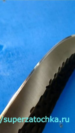 Заточка алмазами и наждачной бумагой. Наглядная разница в мелочах.