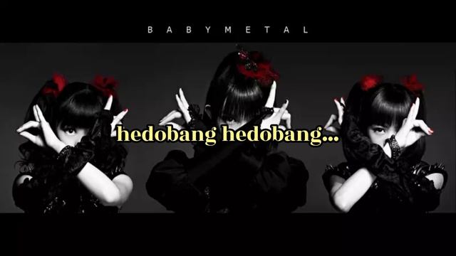 Baby Metal Headbanger • Moa Metal Version • Lyrics Video смотреть онлайн