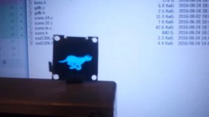 Анимация на SSD1306 (подключение по I2C)