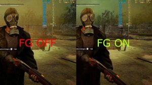 S.T.A.L.K.E.R. 2: Heart of Chornobyl Frame Generation off vs on ( High settings, DLSS OFF )