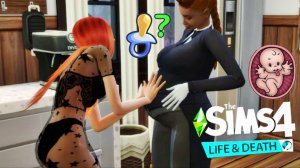 БЕРЕМЕННАЯ ДВОРЕЦКИЙ! И СЕАНС ПСИХОЛОГА! "The Sims 4: Жизнь и смерть" #9