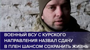 ПЛЕННЫЙ ВОЕННОСЛУЖАЩИЙ ВСУ «Не сдадутся – станут удобрением на курской земле»