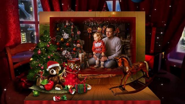 Снежное Рождество. Фотозаменяемый проект для Proshow Producer - Смотреть онлайн