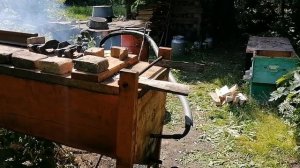 Пасека на Алтае. Быт на пасеке.