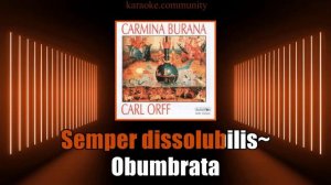 Karaoke - Carl Orff - O Fortuna (Carmina Burana) Hit of Classical Music 1936