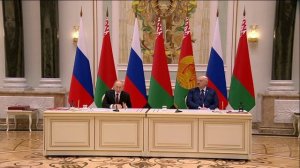 Президенты России и Белоруссии подписали договор о гарантиях взаимной безопасности между странами