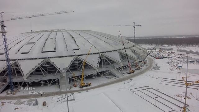 Стадион Самара Арена  7 января 2018 г.Samara Russia