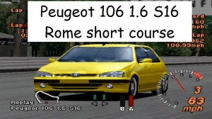 Gran Turismo 2 - Peugeot 106 1.6 S16
