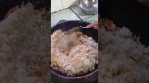 Choyxona Osh (palov) gurich dimlash jarayini