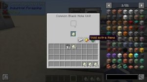 Industrial foregoing: Black hole unit (how to use)