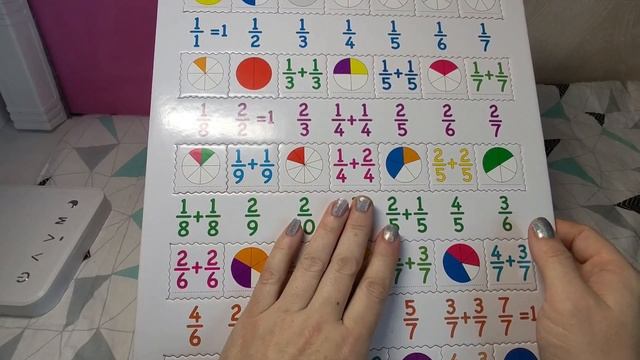 Изучаем дроби. Пособия learning resources, пазл Larsen, книга с секретами Робинс смотреть онлайн