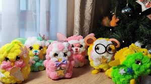 "Носки для родни" носочки для внучки снежные пушистики