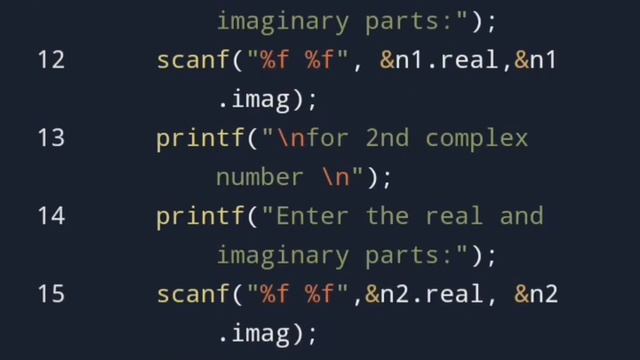 C Program to Add Two Complex Numbers by Passing Structure to Function⚡#education#cprogramming#short