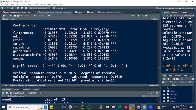 FINTSAR K31- Feb.  27 - Multiple Linear Regression 3