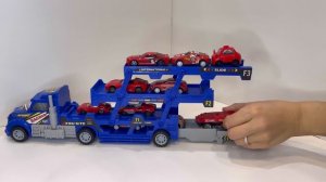 СИНИЙ АВТОВОЗ И КРАСНЫЕ МАШИНКИ | МАШИНКИ ДЛЯ МАЛЬЧИКОВ