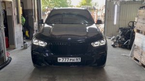 BMW X5 G05 laser light новое приветствие фар