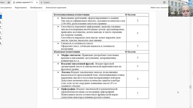 Разбор заданий олимпиады по французскому языку 9-11 классы