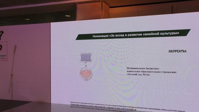 Вручение Национальной премии 