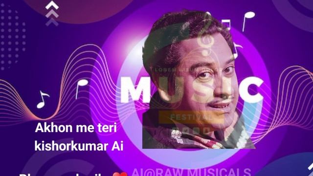 Akhon me teri | OM Santi OM | singer k. k | AI kishorkumar | #aisong #AIvoice
