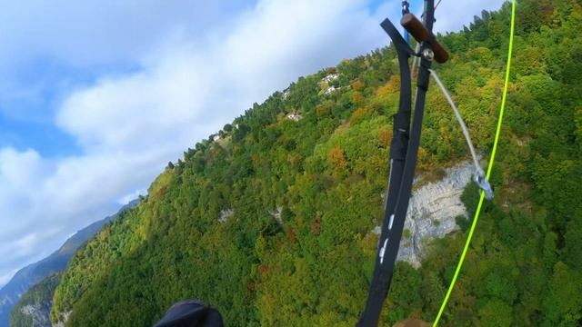 Ozone Zeno - First time on 2-liners paraglider - new lines set up before flight смотреть онлайн