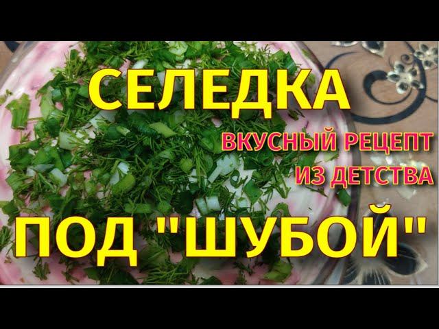 СЕЛЕДКА ПОД ШУБОЙ.