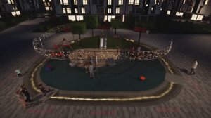 3D визуализация. Проект кольцевого ручья с водной игровой площадкой №162