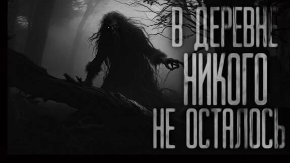 В ДЕРЕВНЕ НИКОГО НЕ ОСТАЛОСЬ.....Страшные истории на ночь