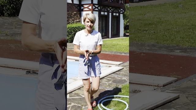 Ремонт бассейна меняем пленку в бассейне