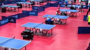 Финальный матч за титул Чемпиона России по настольному теннису. 
Сергей Савельев vs Николай Савушкин