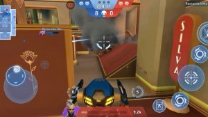 mech arena Zephyr god mode on with disc launcher 🔥🔥