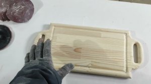 РАЗДЕЛОЧНАЯ ДОСКА своими руками ИЗ НАТУРАЛЬНОГО ДЕРЕВА