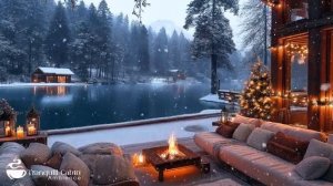 NEW YEAR JAZZ IN LAKESIDE | Smooth Piano Jazz for a Relaxing Mood