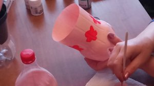 Декор для кашпо с фитильным поливом. Красивый цветочный горшок.