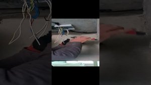 сборка, расключение распределительной коробки.