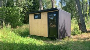 Хозблок Апекс на разборном металлическом каркасе от Компании Малинка