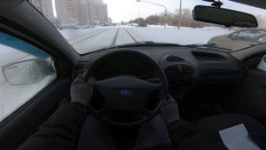 2013 LADA Kalina Универсал 1.6L (82) POV TEST DRIVE_1