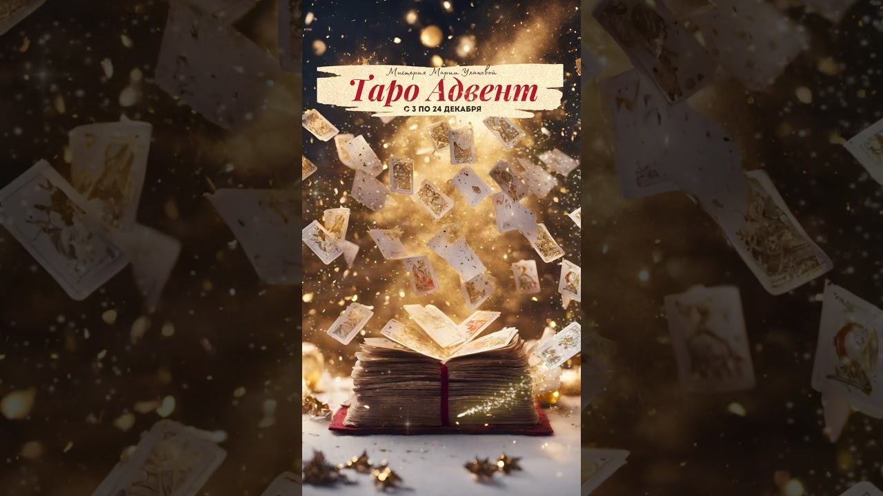 Новогодний Таро Адвент с 3 по 24 декабря. Праздничная игровая практика Марии Ухановой