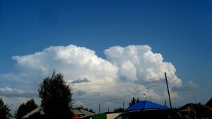 Кучево-дождевая конвекция за весь август