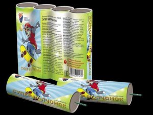 Вращающиеся фейерверк PKZ0401 Супер волчонок