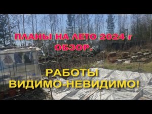 Планы на лето 2024. Работы в саду и огороде.
