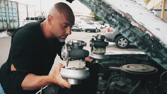 две ТУРБИНЫ в ВОЛГУ ! как сделать ТУРБО ЗМЗ или турбо ГАЗ смотреть онлайн