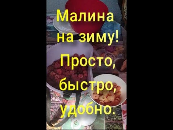 Малина на зиму