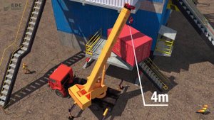 EDC 3D графика Анализ несчастного случая на буровой rus