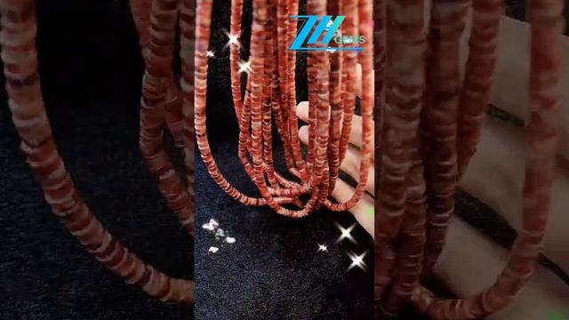 GN-20241211-04 Natural Spiny oyster orange HeiShi 4mmHandmade Jewelry DIY beads making