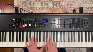 Yamaha YC88 - Building a Piano and Synth Pad Layered Sound