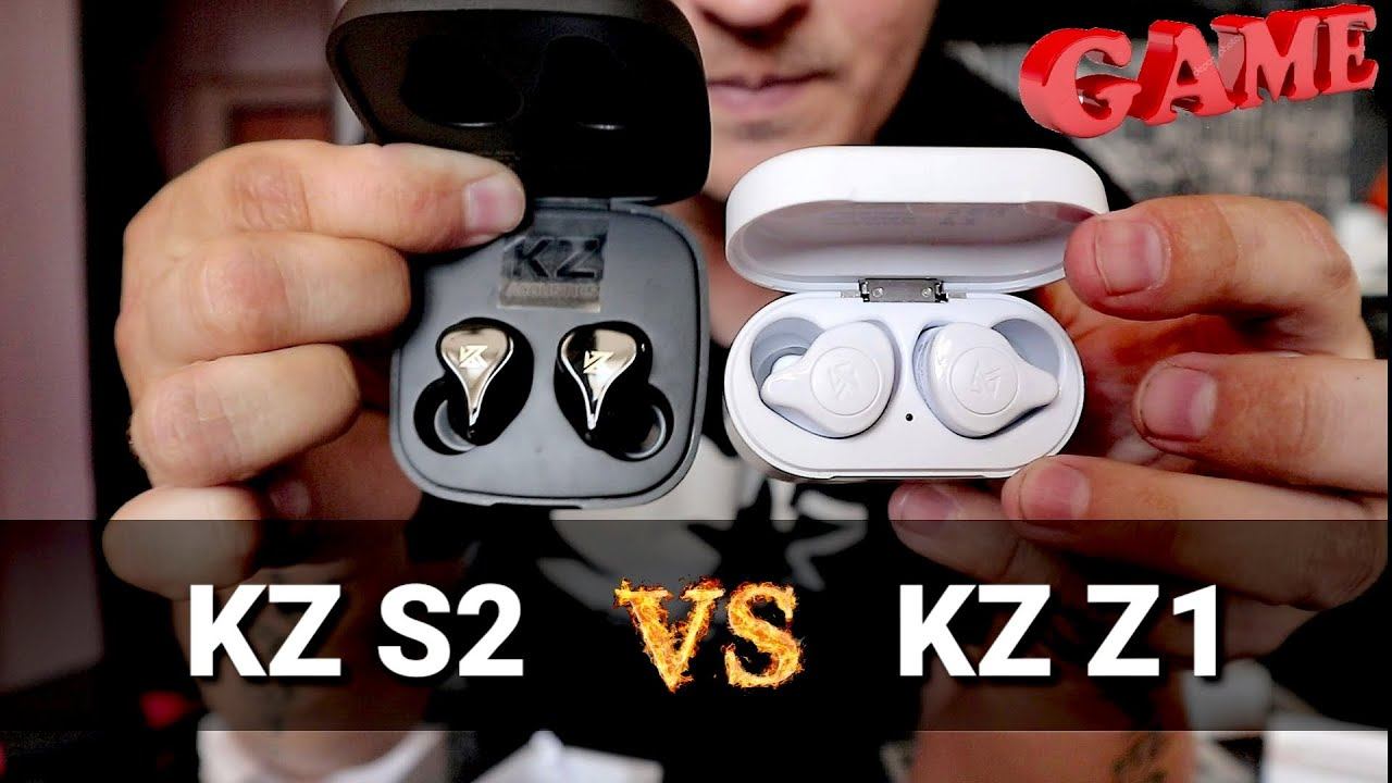 KZ Z1 vs KZ S2 лучшие bluetooth наушники в 2021г, Какие игровые Bluetooth наушники выбрать купить