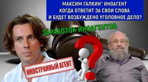 Максим Галкин* иноагент когда ответит за свои слова? Когда возбудят уголовное дело? Вассерман