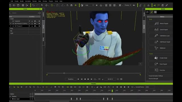 Heir to the Empire - Motion Capture - Thrawn! смотреть онлайн